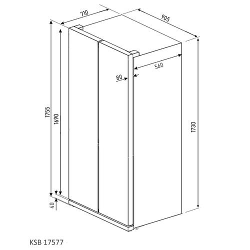 Ремонт холодильника KSB 17577 BG