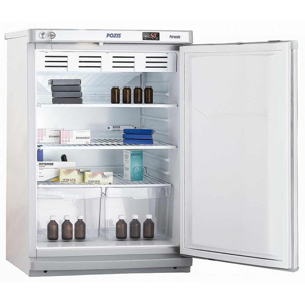 Фармацевтический холодильник Pozis ХФ-140 серебристый нержавейка