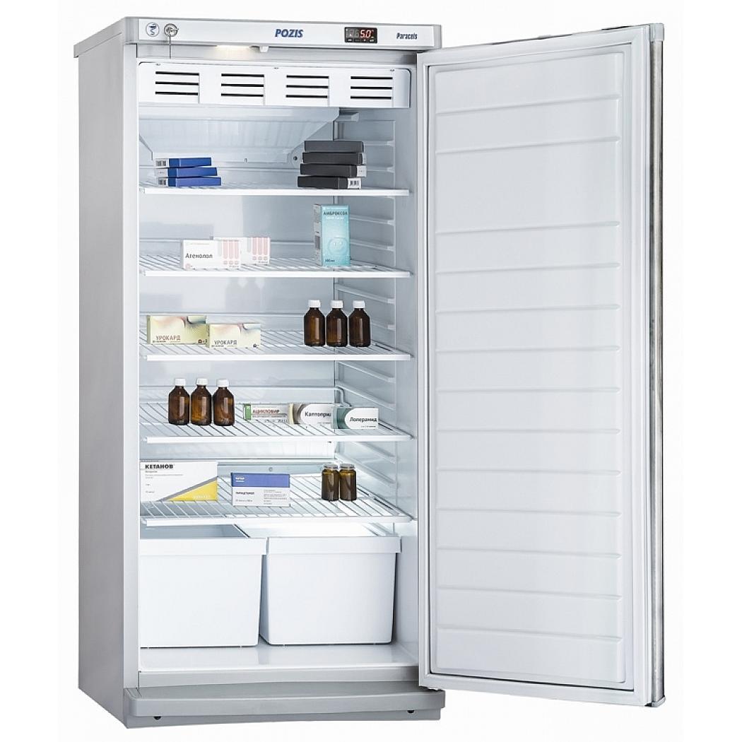 Холодильник фармацевтический POZIS ХФ-250-2 серебристый нержавеющая сталь